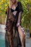 cheetah print beach cover up