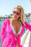 hot pink beach coverup