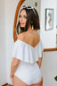ruffle one piece bathing suit