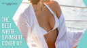 white swimsuit cover up
