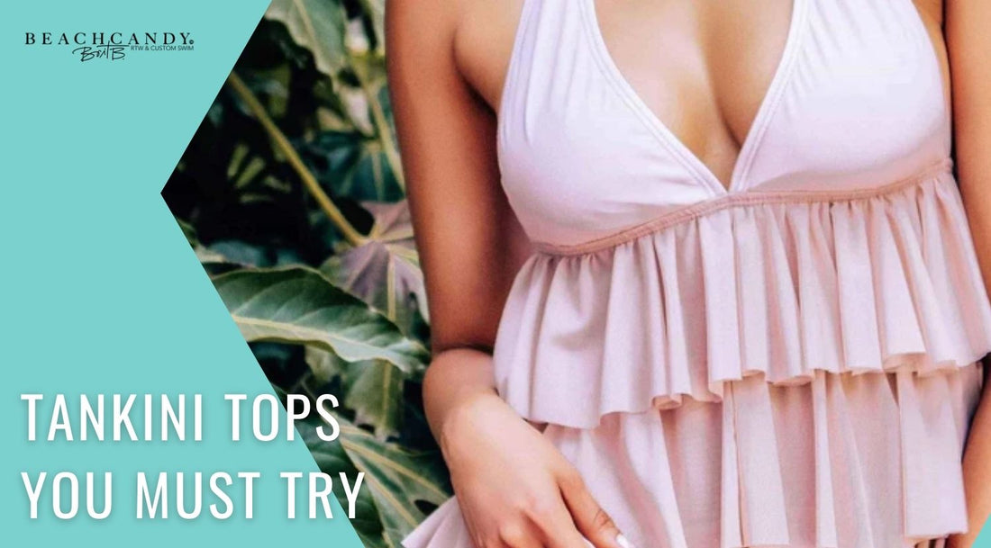 Tankini Tops With Underwire For Large Breasts