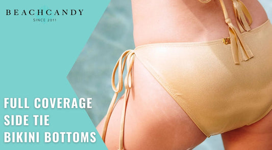 Full Coverage Side Tie Bikini Bottoms