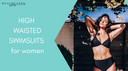 Womens High Waisted Swimsuits
