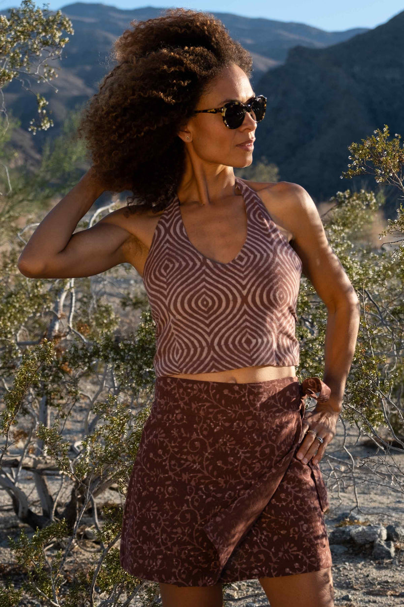 Organic Cotton Crop Top & Skirt