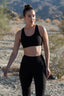 organic racerback sports bra