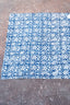 indigo organic head scarf