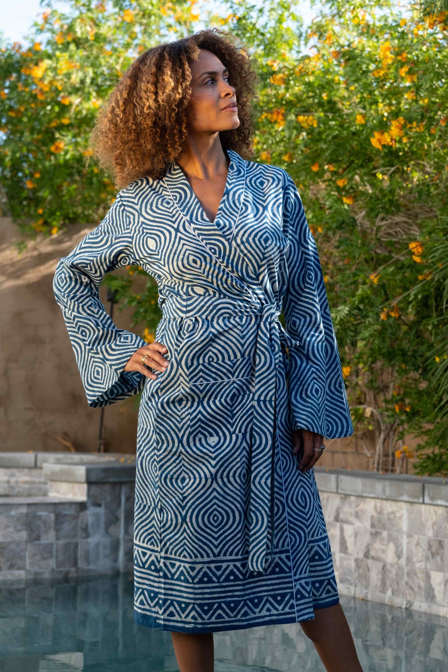 organic cotton robe