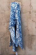 organic indigo scarf
