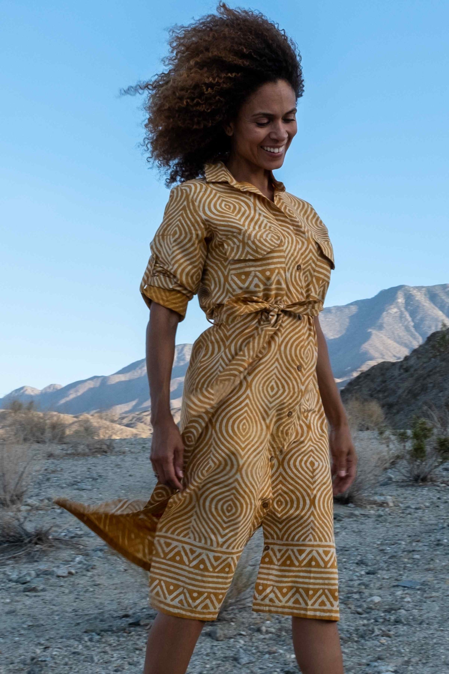Organic Cotton Shirt Dress