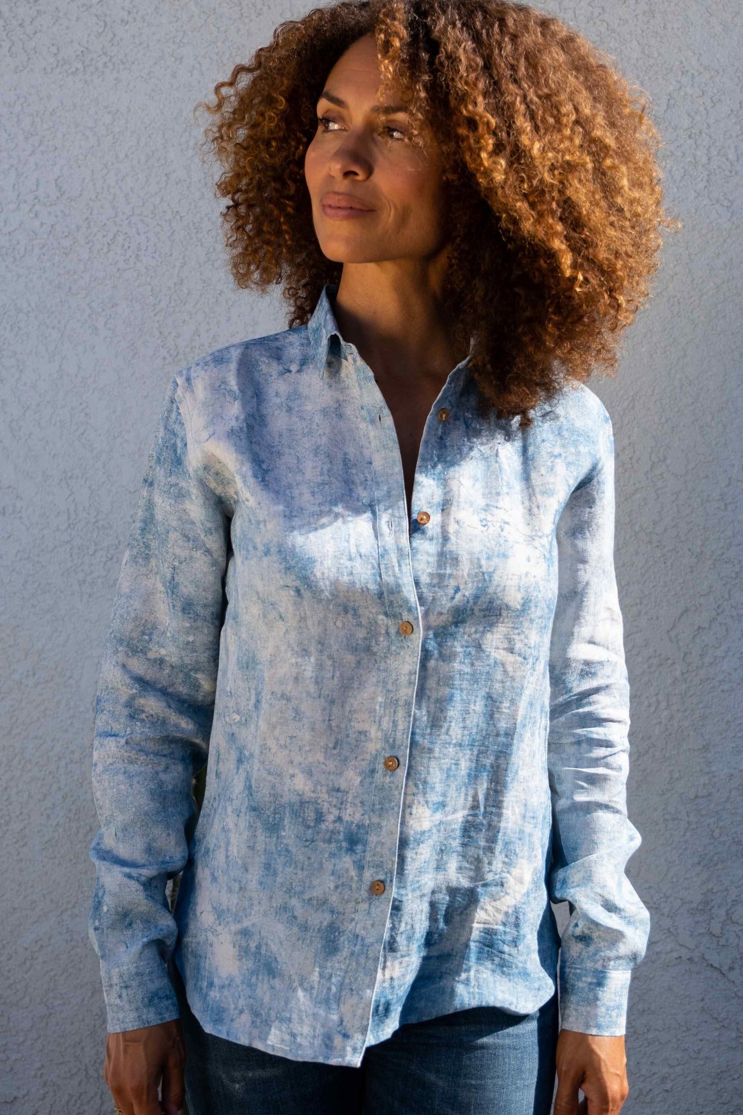 womens linen shirt