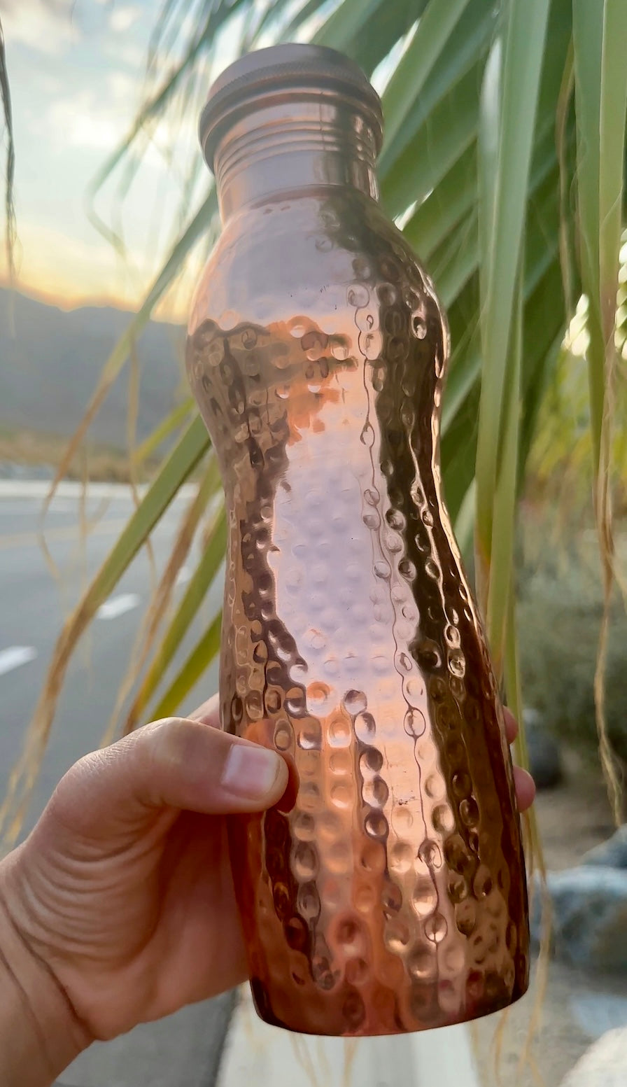 copper water bottle