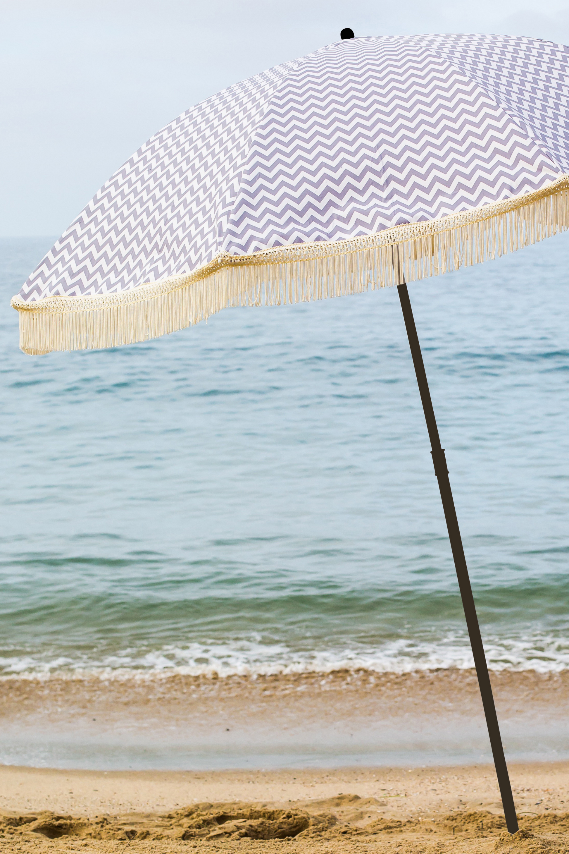 Must-Have Fringe Beach Umbrella  Shop Famous Beachwear Accessories
