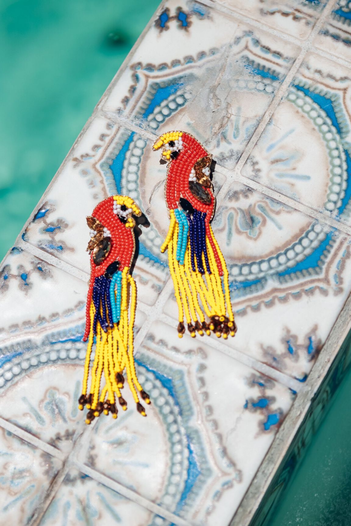 parrot earrings