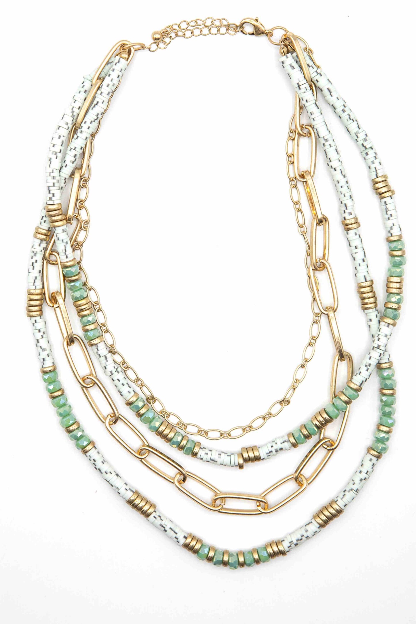stacked statement necklace