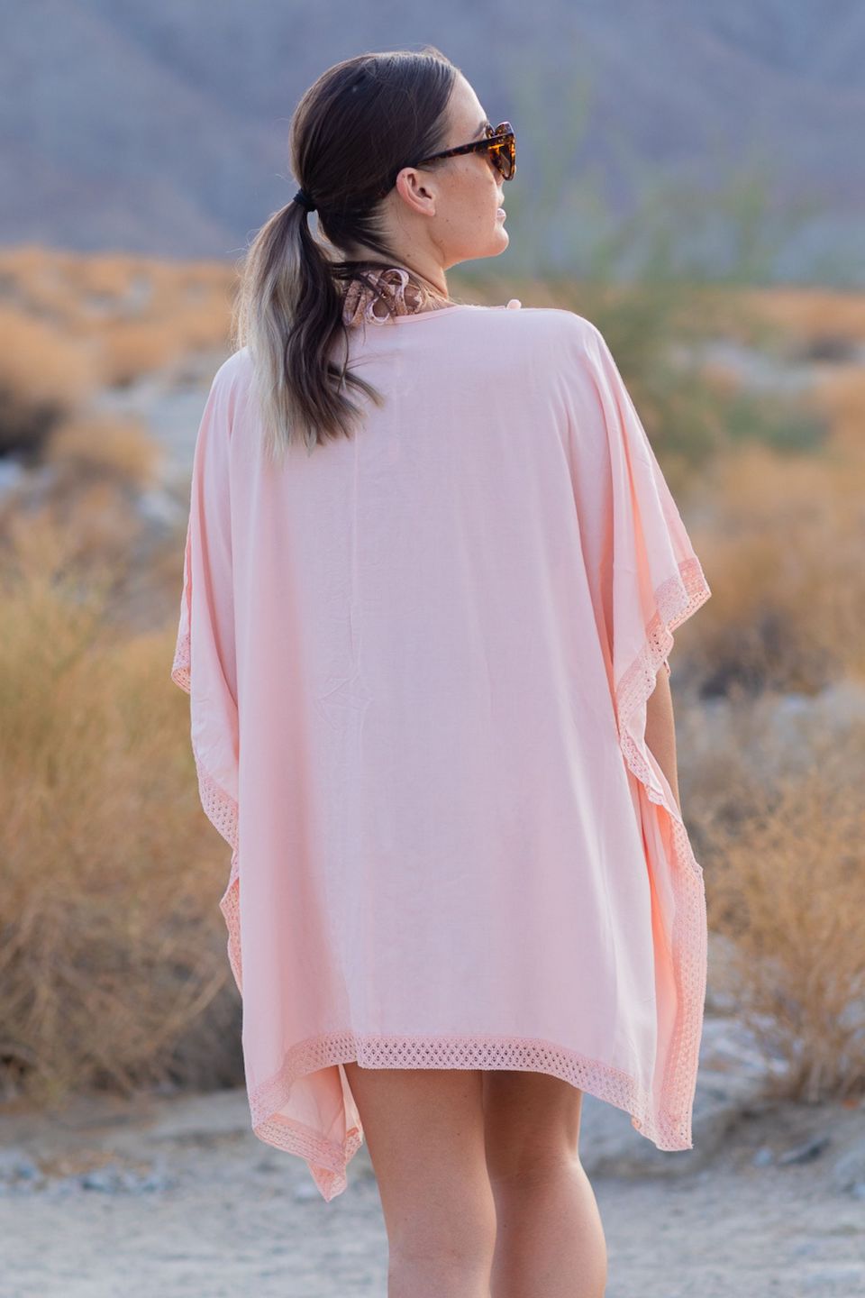 Baby pink cheap beach cover up