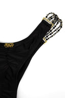 sexy black thong bikini