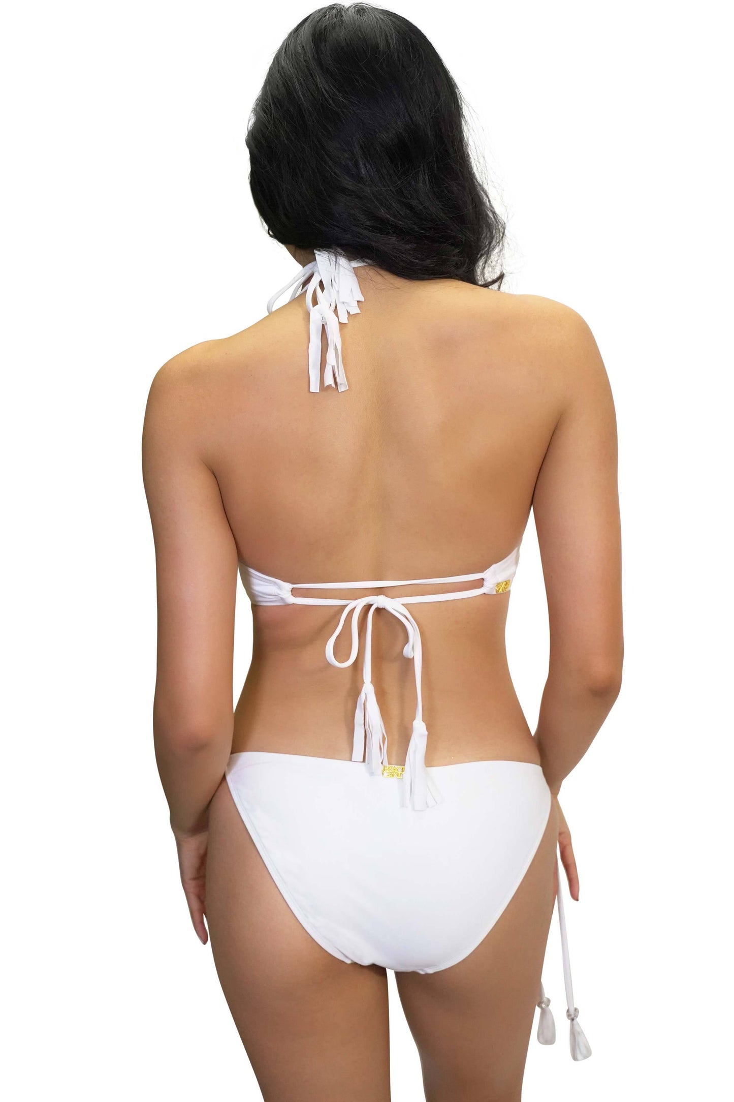 white tie side adjustable bikini bottoms