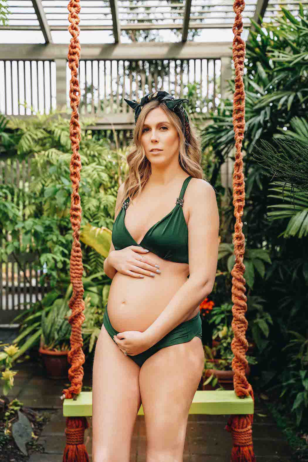 Maternity Swimsuit Pregnant Woman 2 Piece V Neck Halter Tankini Bathing  Suits with Boyshorts Modest Swimwear Beachwear