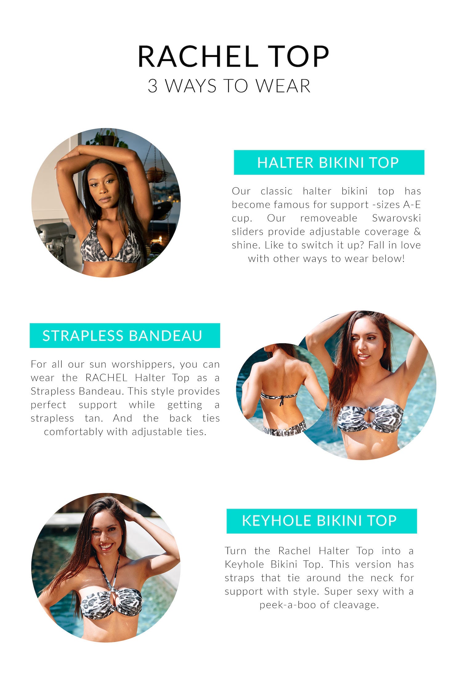 Halter Top Bikini  Shop Best Supportive Luxury Designer Swimwear