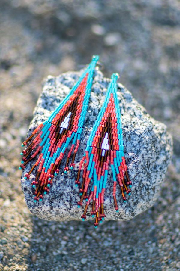 beaded earrings