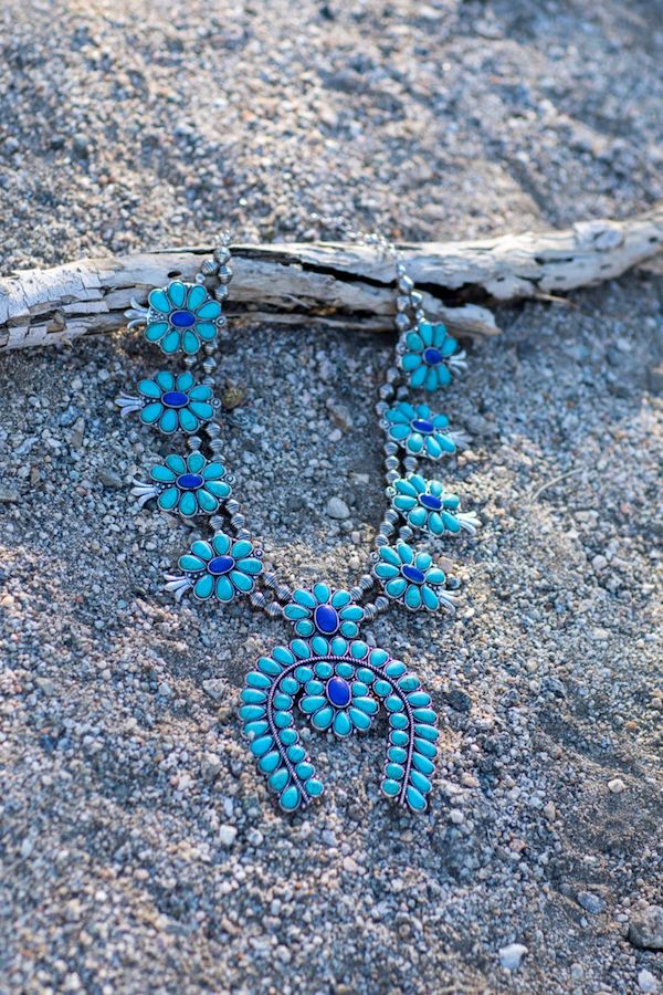 Barnes Collection Online — Navajo: Squash Blossom Necklace