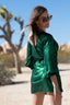 green beachwear