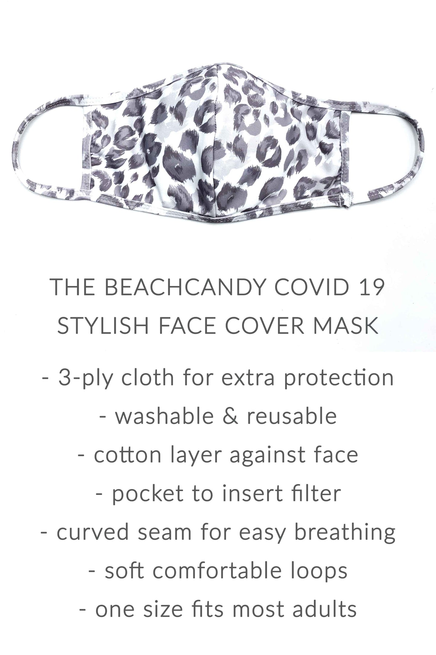 stylish face covering mask