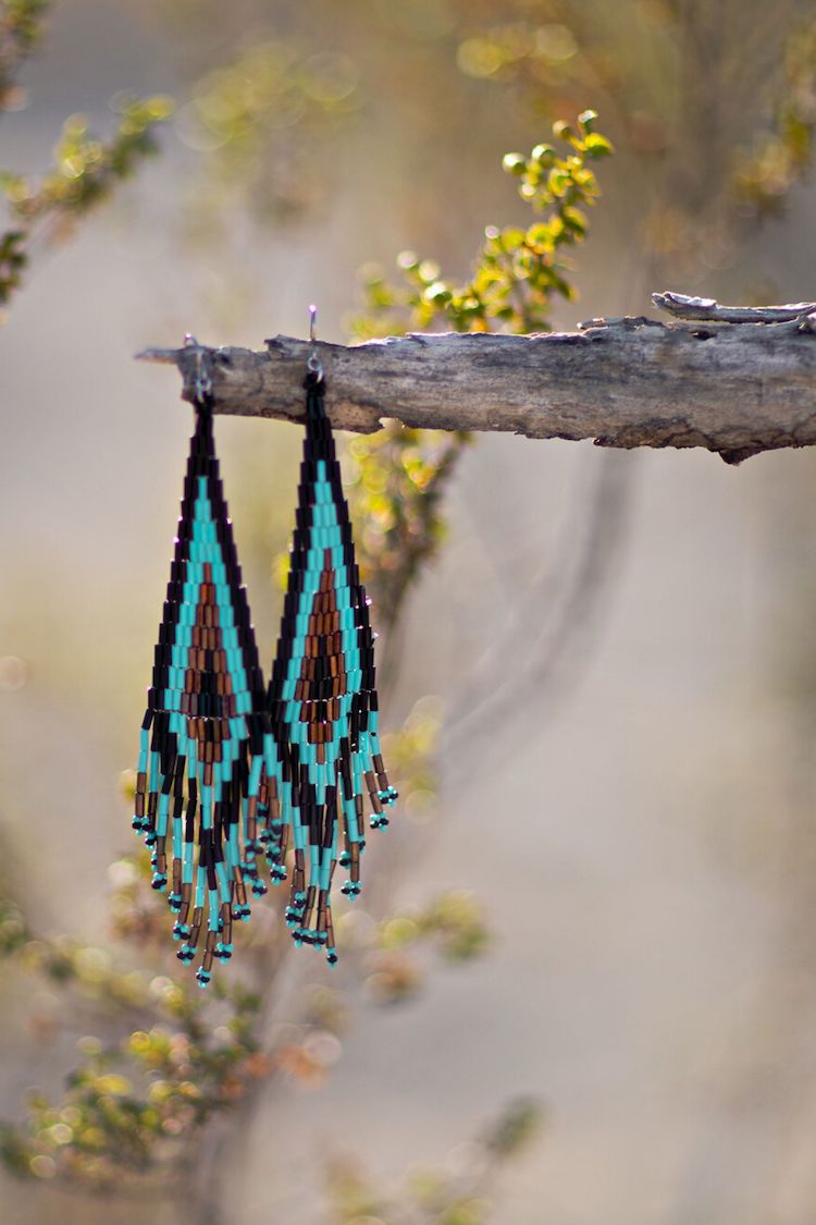 seed bead earrings