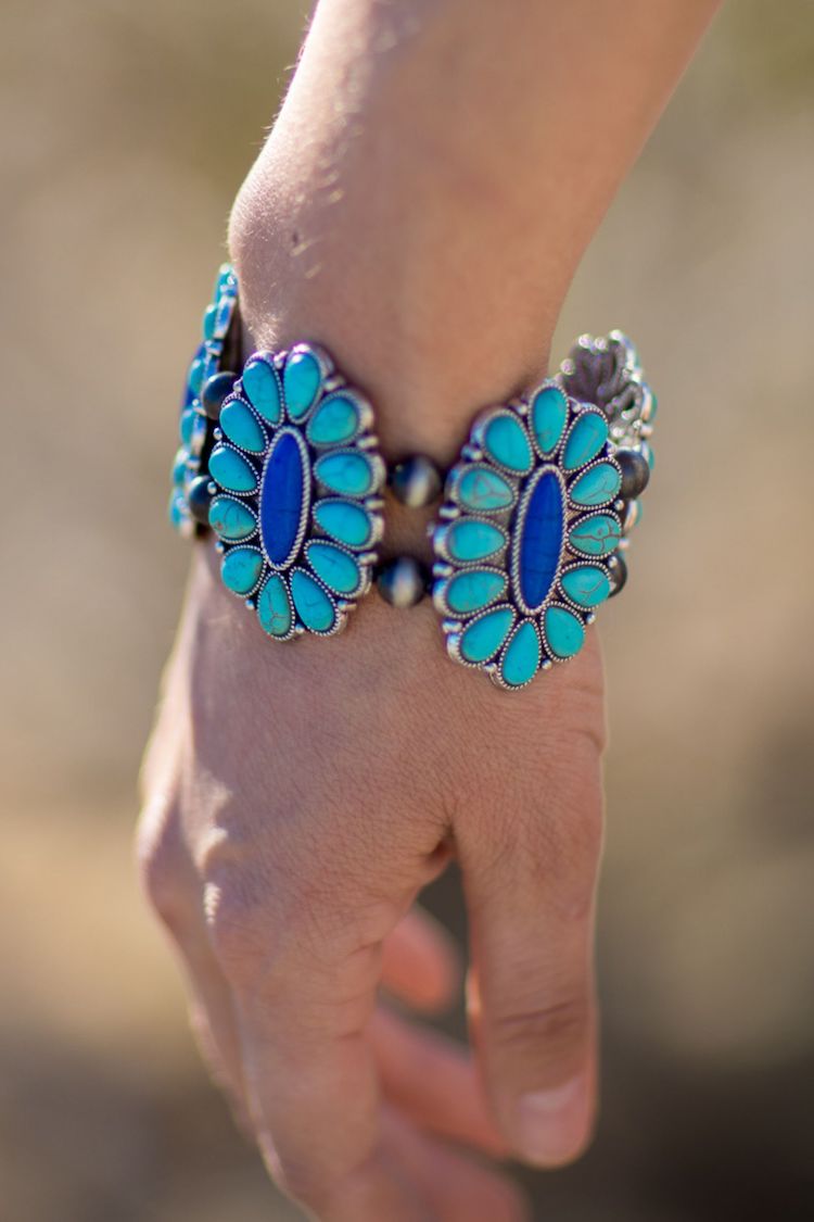 blue western womens jewelry